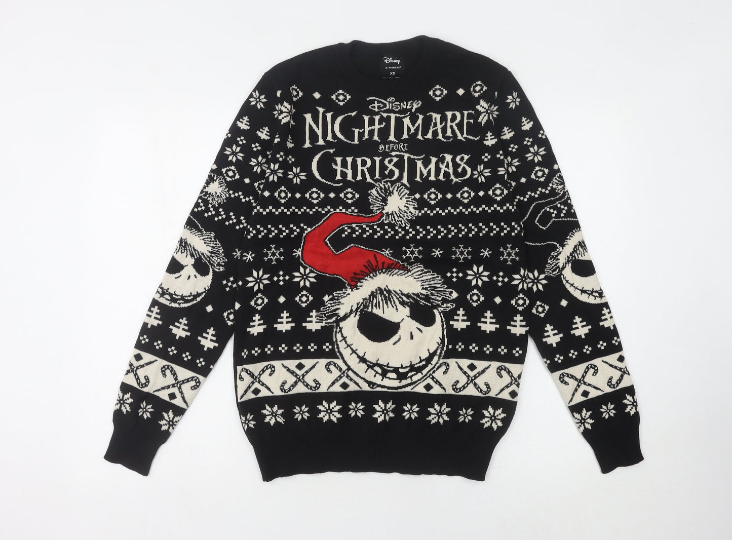Disney at Primark Men's XS Black Christmas Jumper