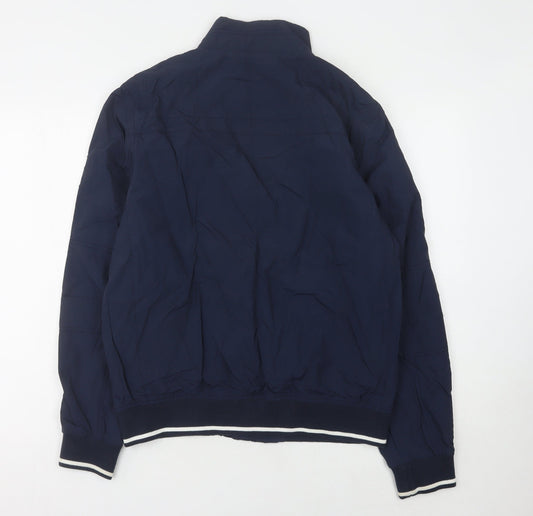Tommy Hilfiger Men's Blue Bomber Jacket Size M