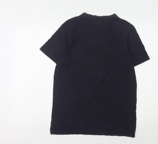 Fred Perry Men's Black M T-Shirt, Short Sleeve, Logo