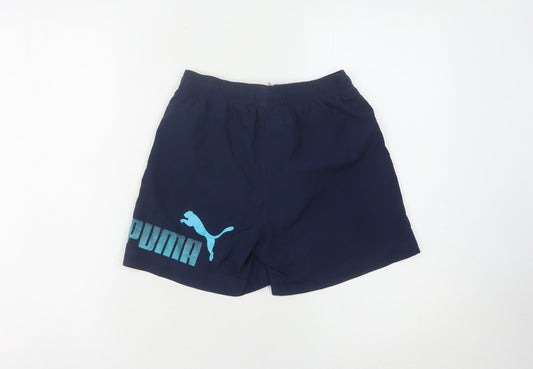 Puma Boys Blue Athletic Shorts, Size 12, New with Tags