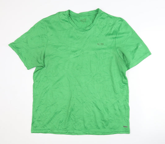 Champion Men's Green T-Shirt, Size L