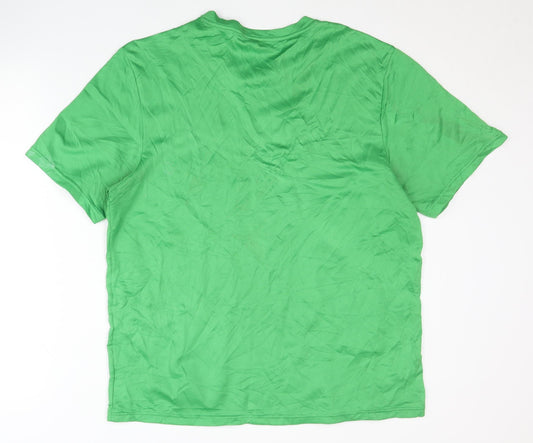 Champion Men's Green T-Shirt, Size L