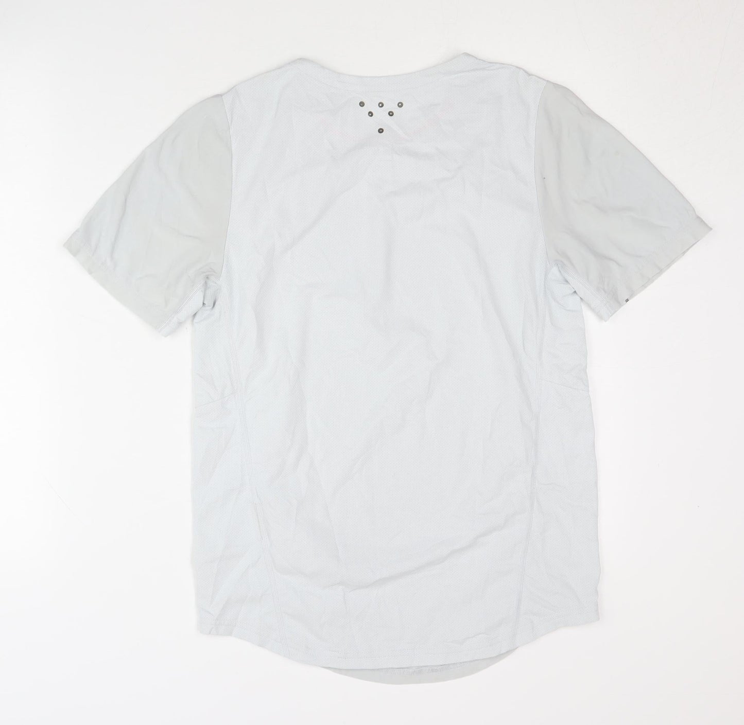 Nike Men's Grey Athletic T-Shirt - L, Breathable & Moisture-Wicking