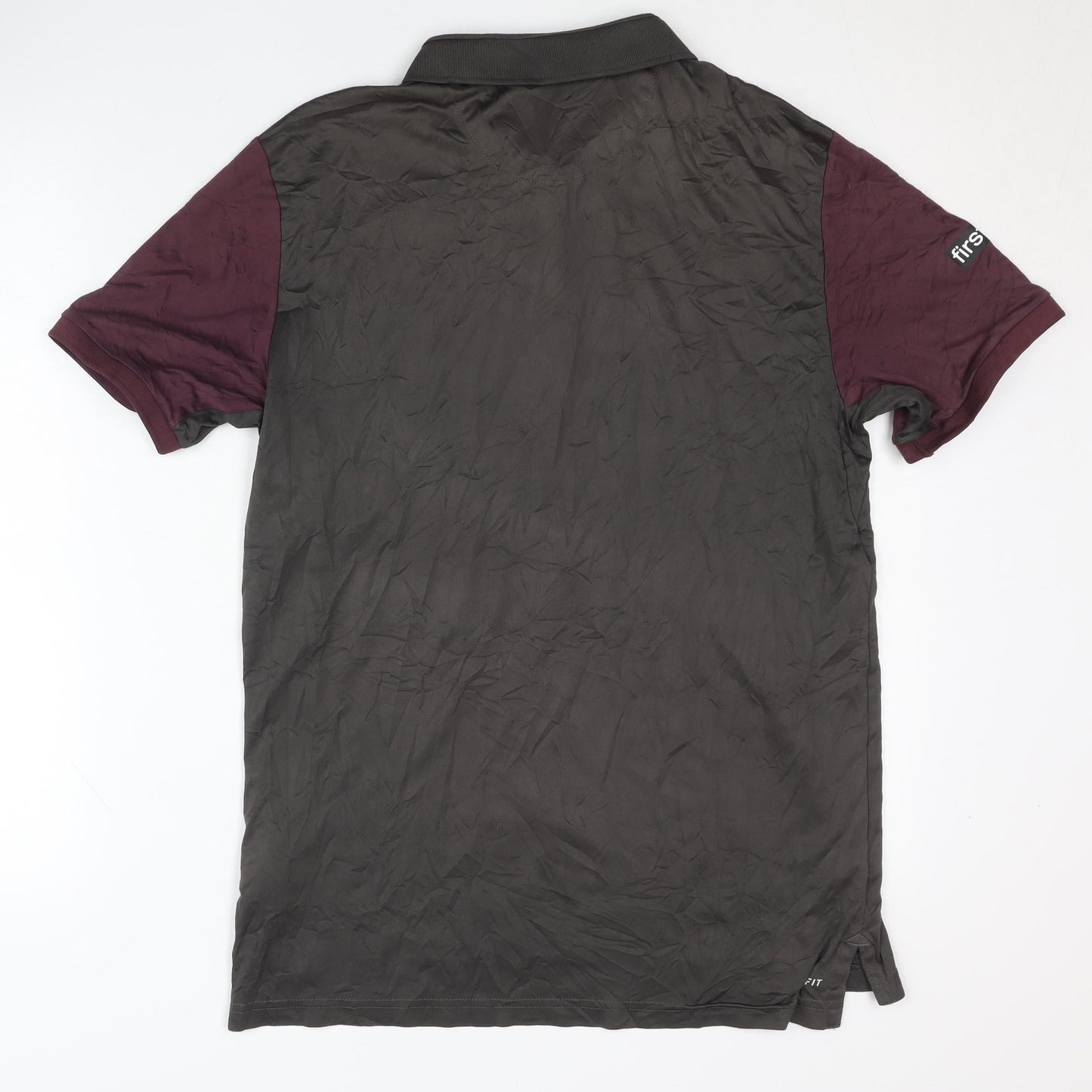 Nike Men's Black Rugby Polo L - Short Sleeve Sports Top