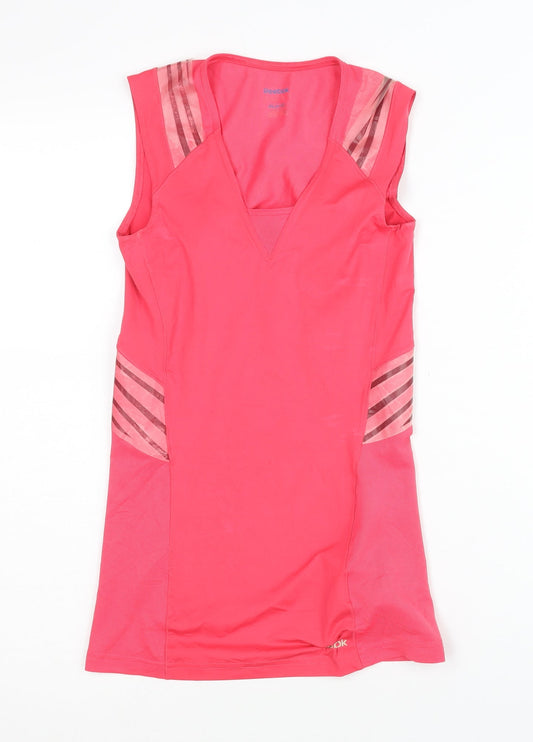 Reebok Women's Pink Sleeveless Gym Top S