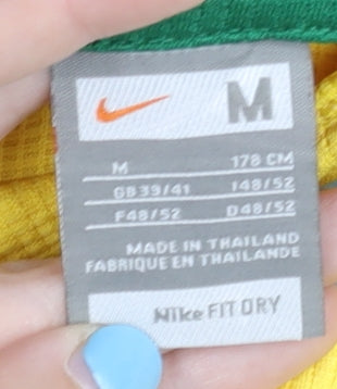 Nike Men's Yellow Football T-Shirt M Breathable Jersey
