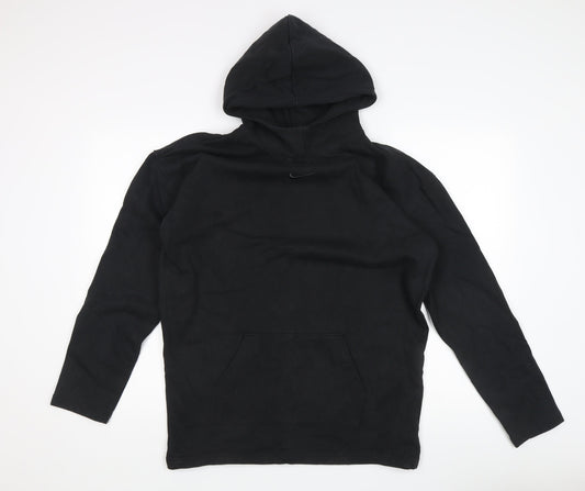 Mens UK XS Regular Nike Black Pullover Hoodie