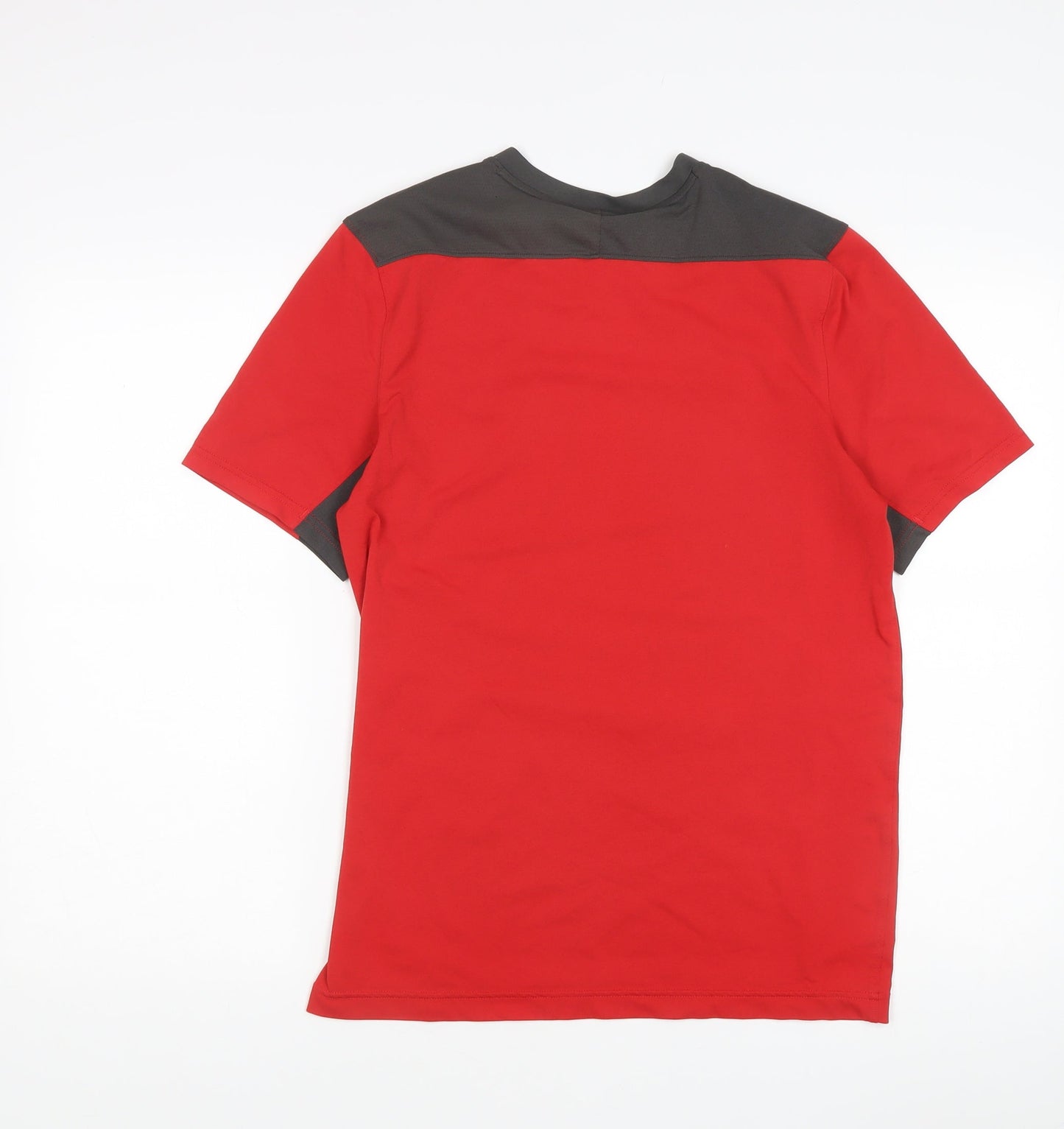 Under Armour Men's Red Rugby Jersey T-Shirt S