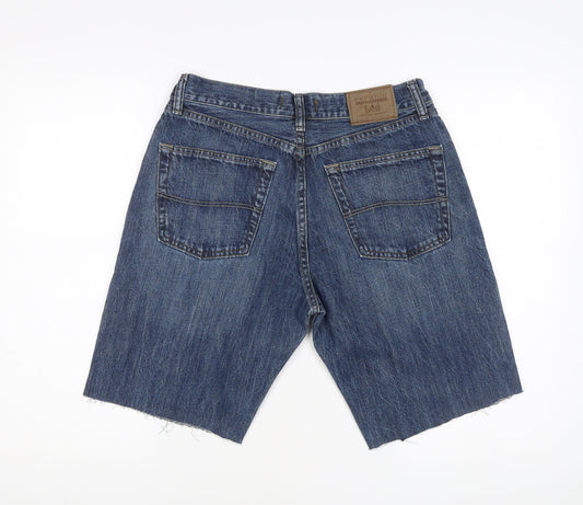 Lee Men's Blue Denim Relaxed Fit Shorts 2XL