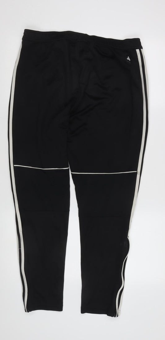 Adidas Men's Black Track Pants L Gym Training
