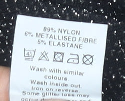 River Island Women's Black Midi Pencil Skirt Size 12