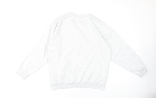 Nasty Gal Women's White Sweatshirt M Casual Long Sleeve