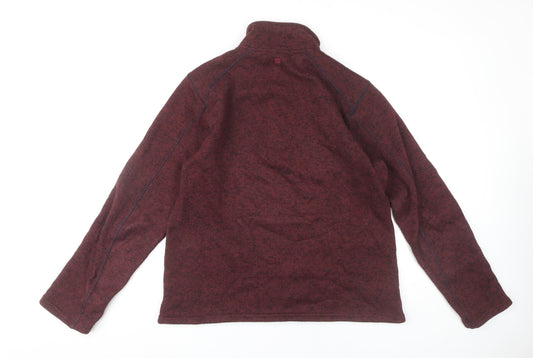 Mountain Warehouse Men's Red 1/2 Zip Sweatshirt M