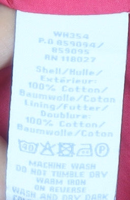 Boden Women’s Pink V-neck Sleeveless Cotton Dress