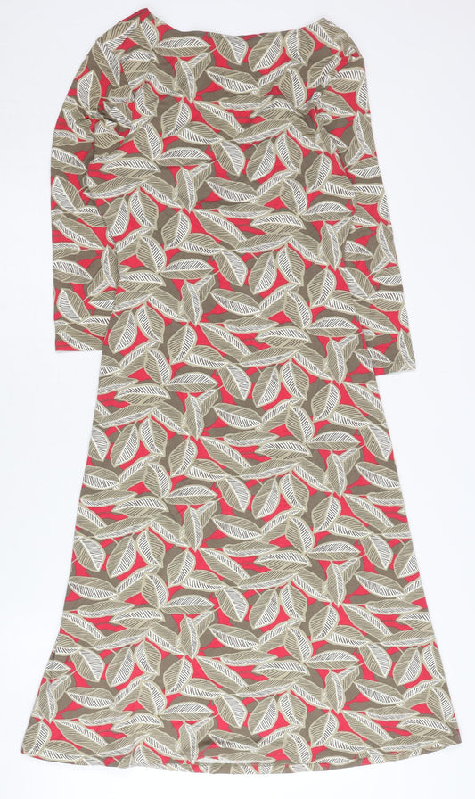 Boden Women's Multicoloured Wrap Dress Size 10