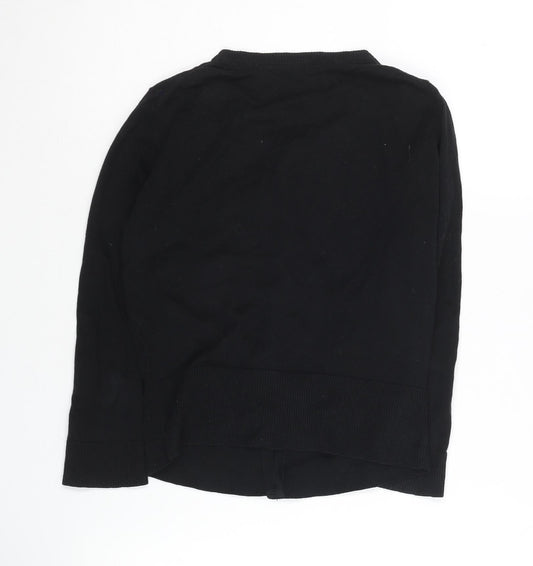 Hobbs Women's Black Silk Cashmere Cardigan S