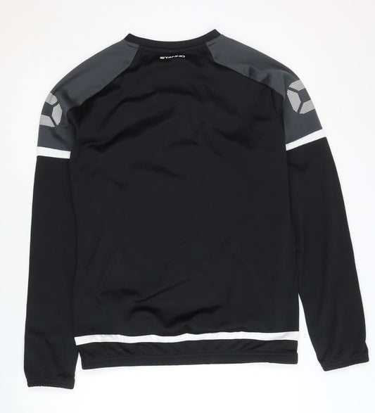 Stanno Men's Black Pullover - Size S, Polyester