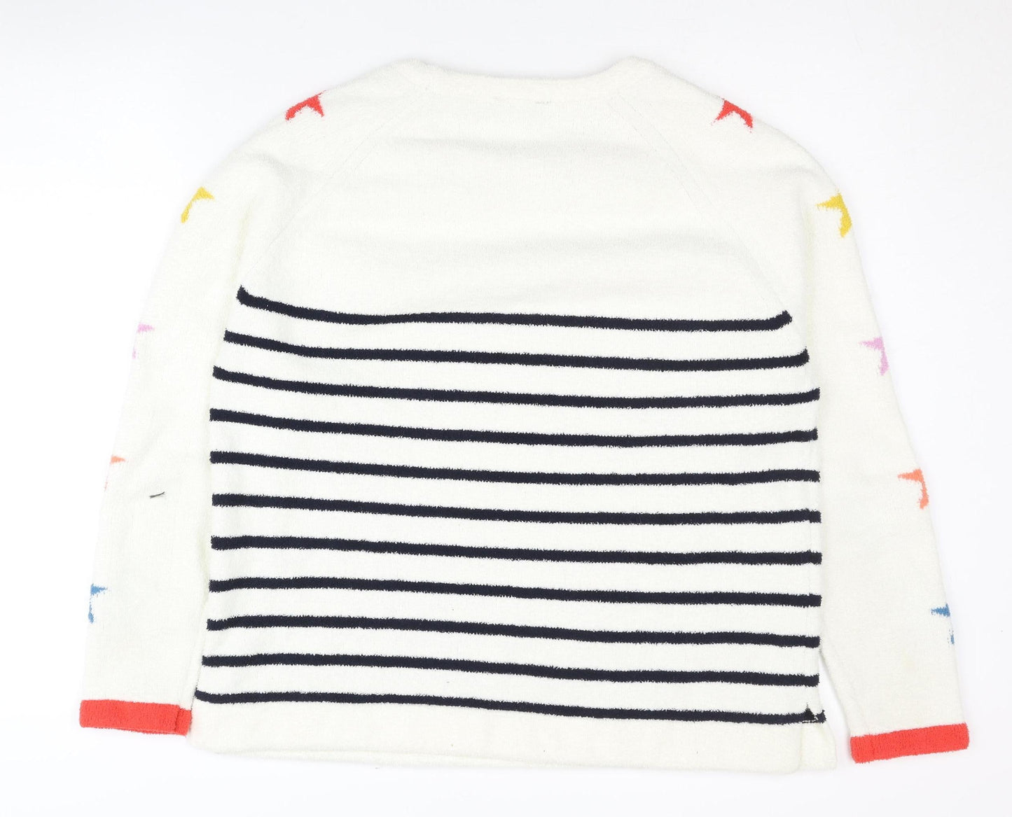 Joules Women's Multicoloured Pullover Jumper, Size 14