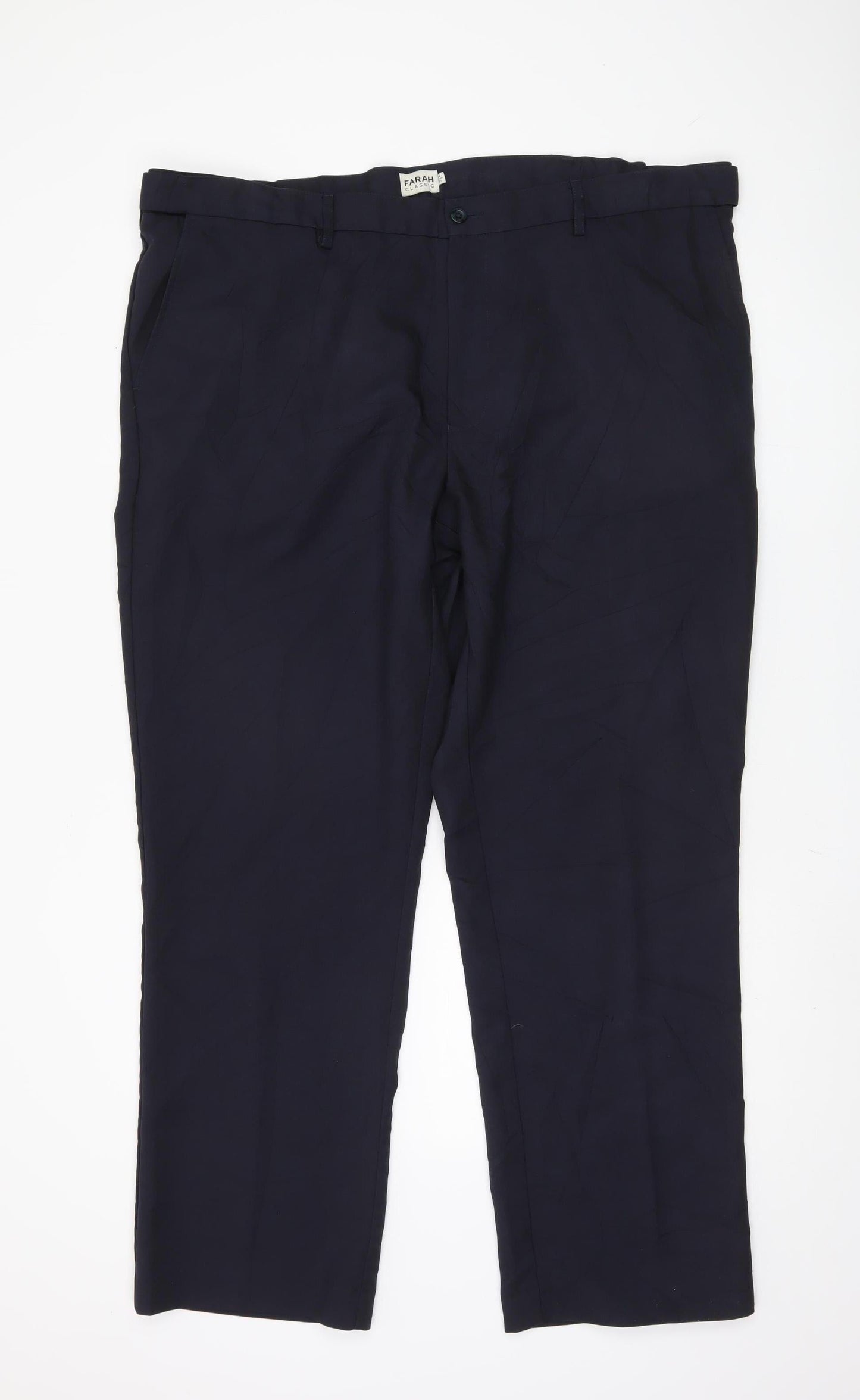 Farah Men's Classic Black Dress Pants 44R