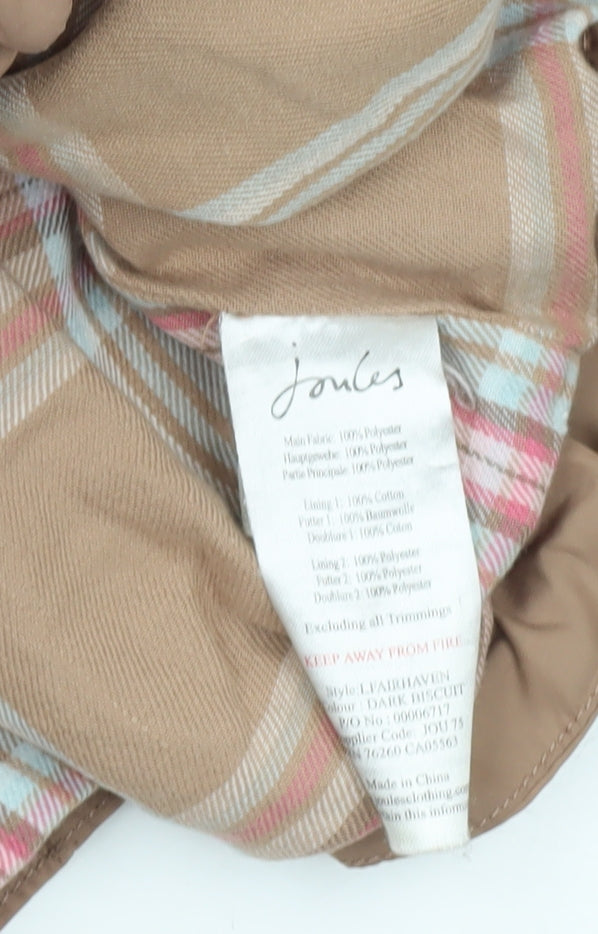 Joules Women's Brown Parka Jacket Size 10