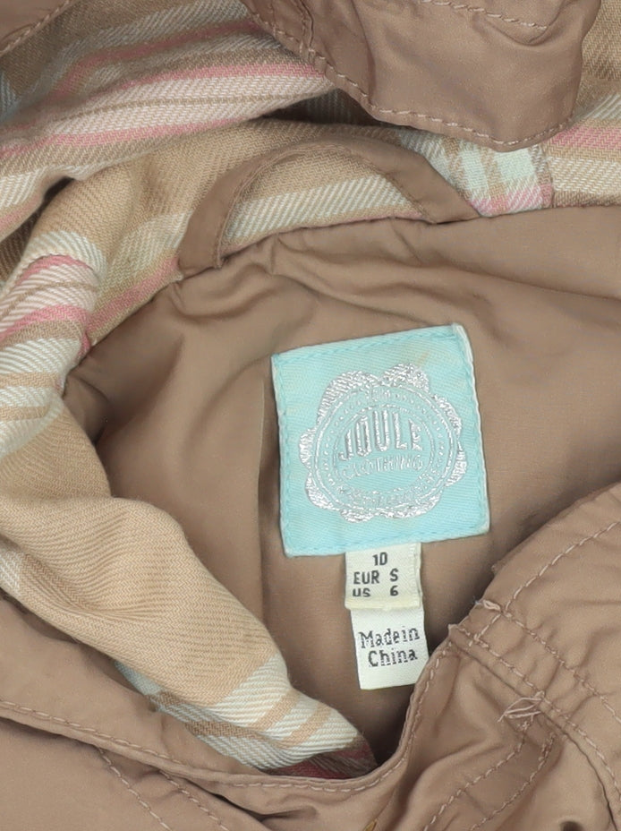 Joules Women's Brown Parka Jacket Size 10