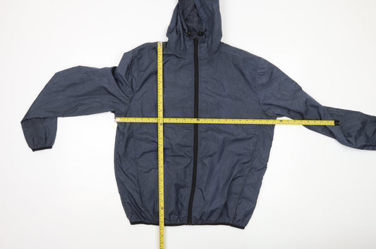 Size? Essentials Men's Blue Windbreaker Jacket L