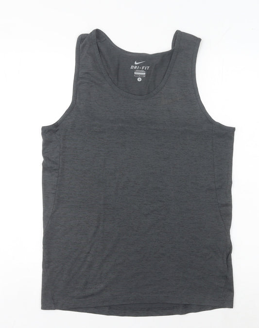 Nike Men's Grey Tank Top Activewear S - Gym & Training