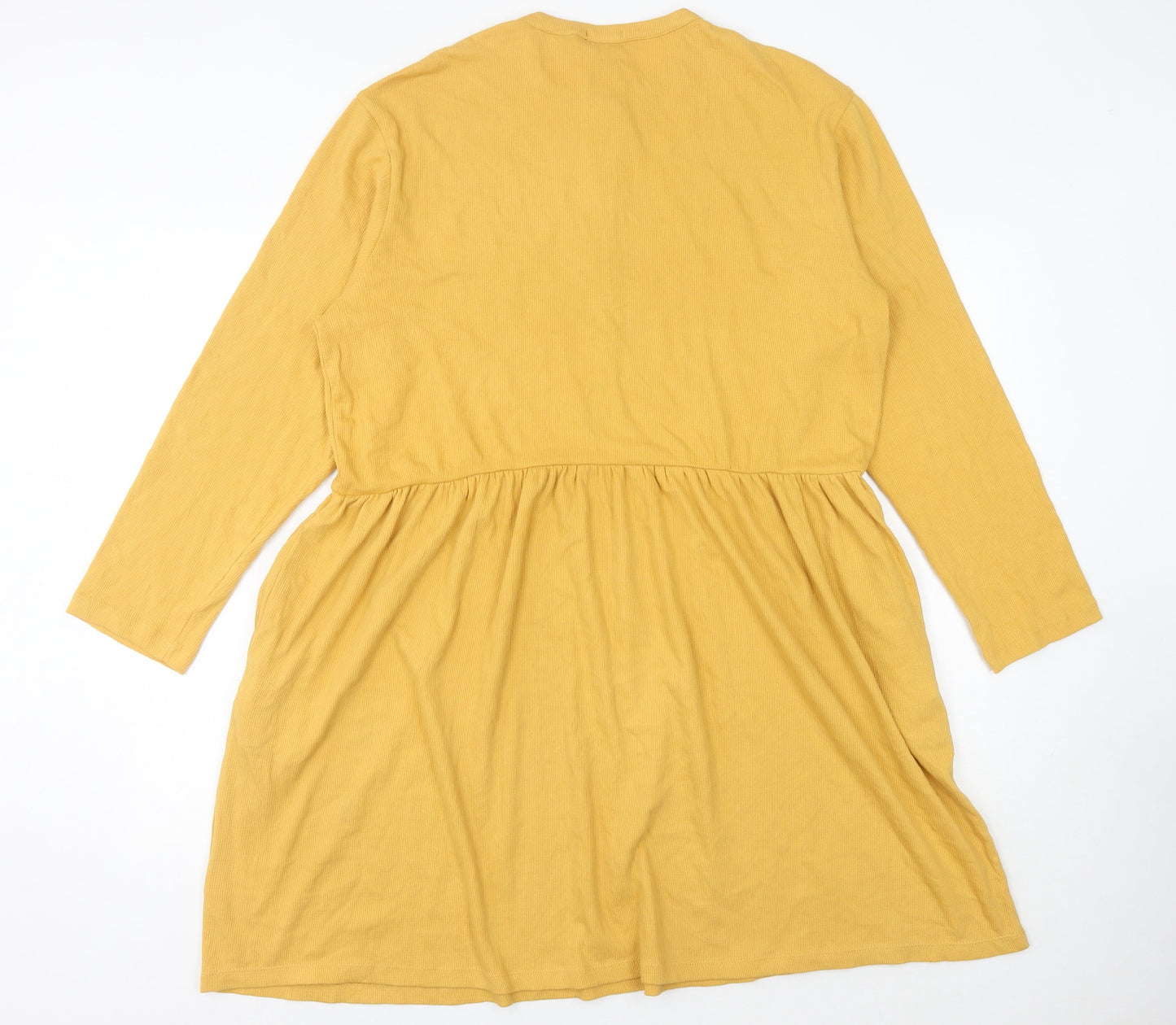 Superdry Yellow Women's Shirt Dress Size 16