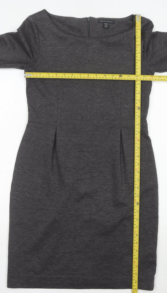 Banana Republic Women's Grey Sheath Dress Size 10