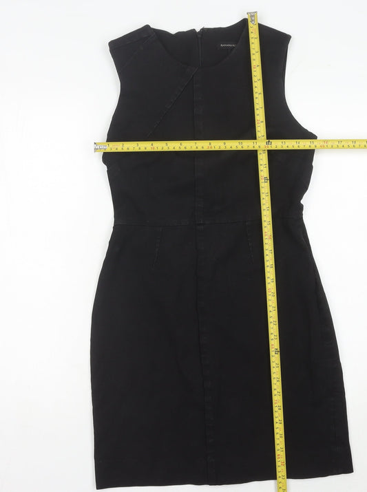 Banana Republic Women's Black Sheath Dress Size 6