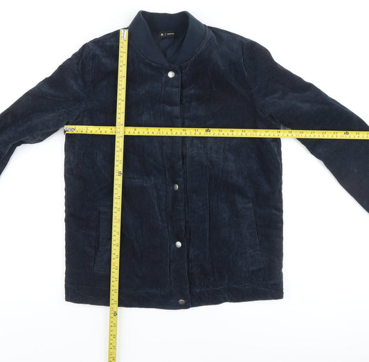 Essentiel Women's Blue Varsity Jacket Size 8