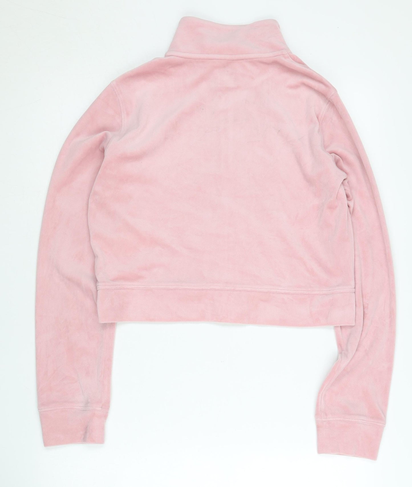 Hollister Women's Pink Cropped Jacket Size M