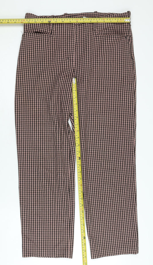 Light Before Dark Women's Multicoloured Check Trousers M