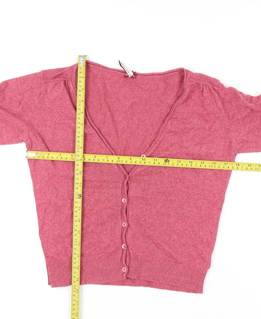 White Stuff Women's Red Cardigan Size 10