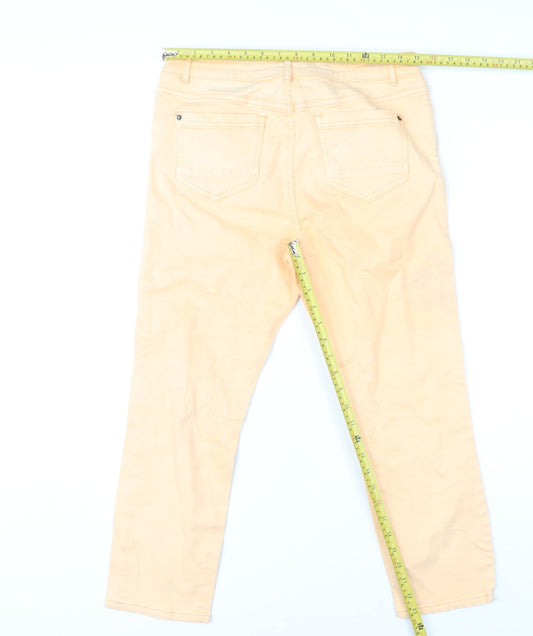 White Stuff Beige Straight Women's Jeans Size 14