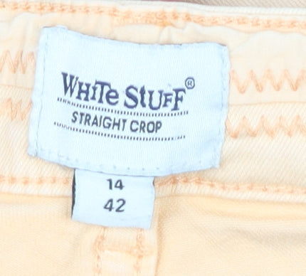White Stuff Beige Straight Women's Jeans Size 14