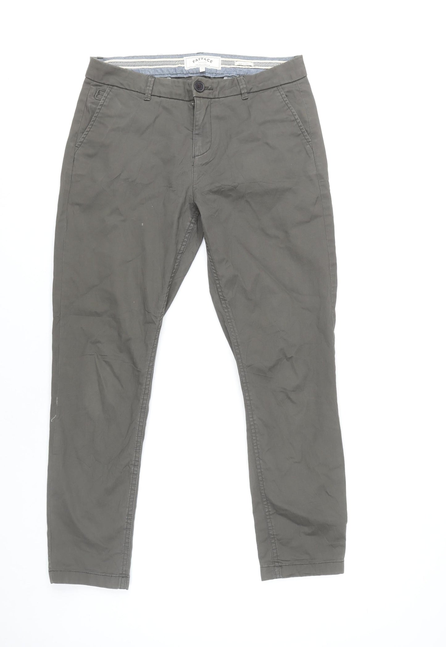 FatFace Women's Green Chino Trousers Size 10