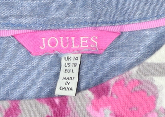 Joules Women's Multicoloured Floral Shift Dress