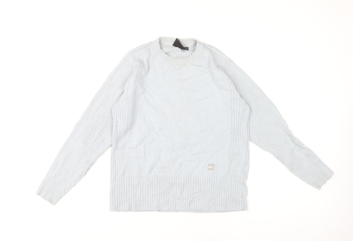 Quiksilver Unisex Grey Cotton Pullover Jumper S