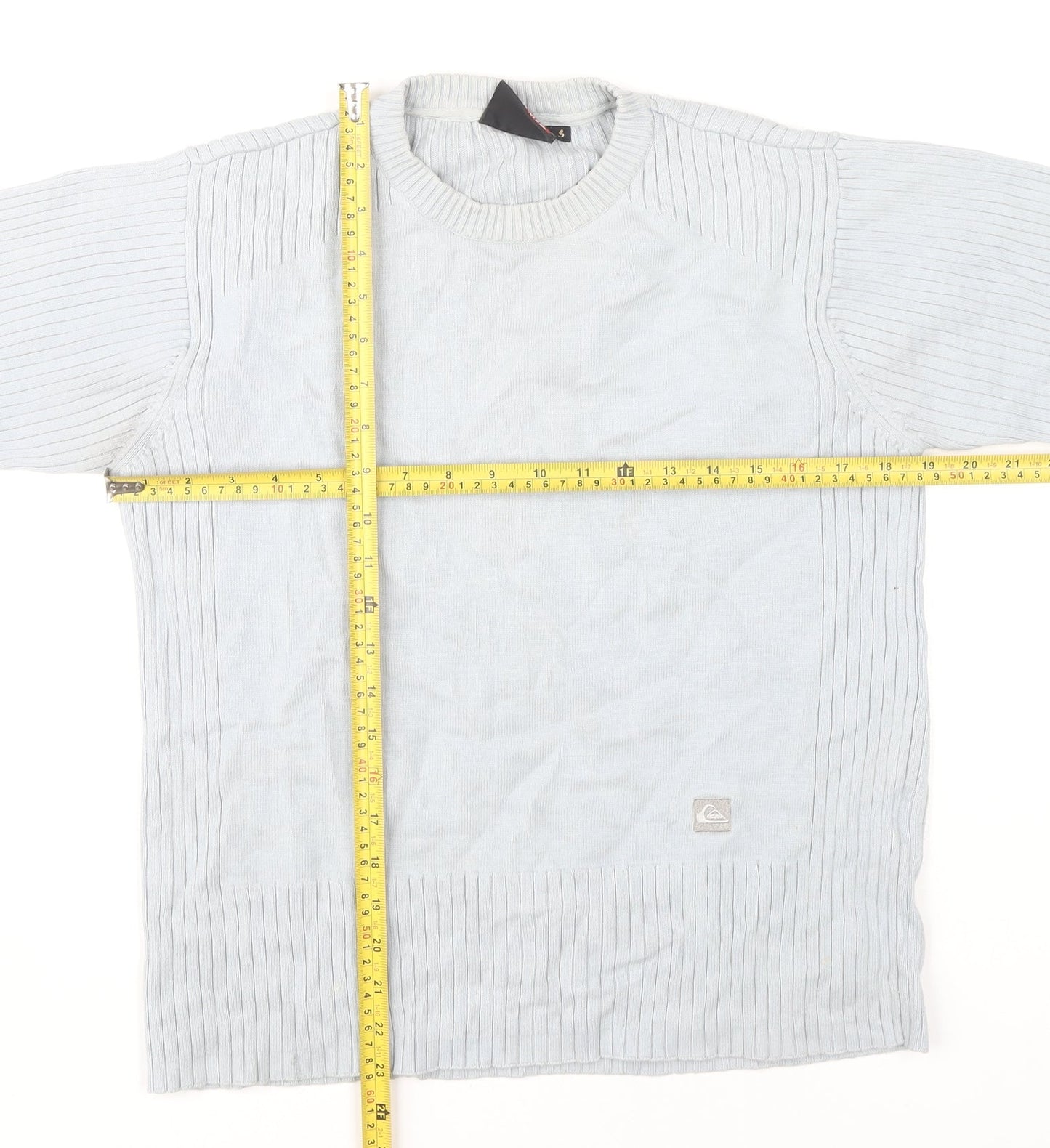 Quiksilver Unisex Grey Cotton Pullover Jumper S