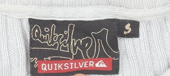 Quiksilver Unisex Grey Cotton Pullover Jumper S