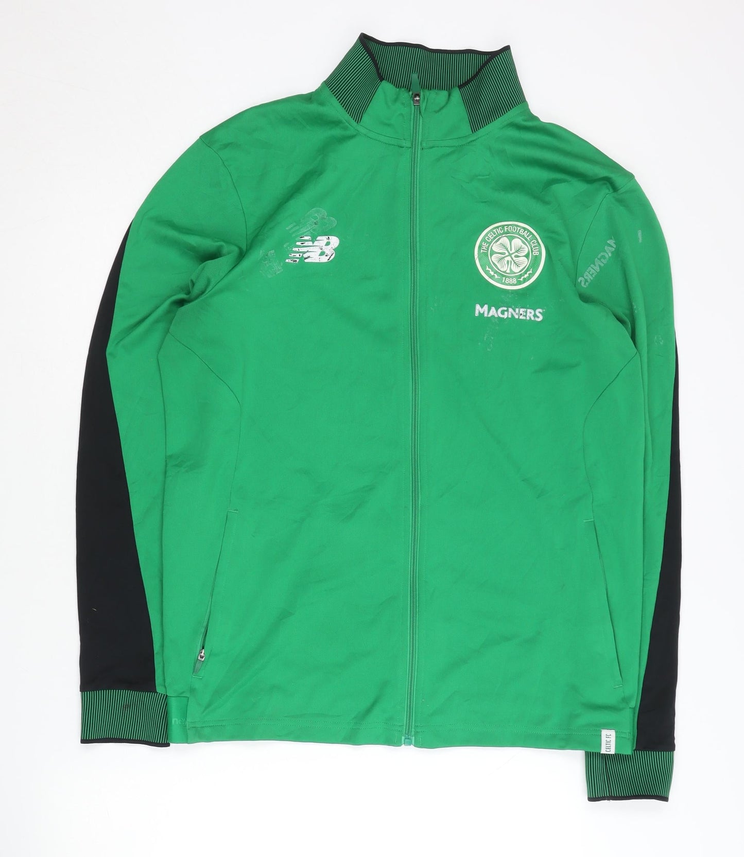 New Balance Men's Green Track Jacket XL Polyester