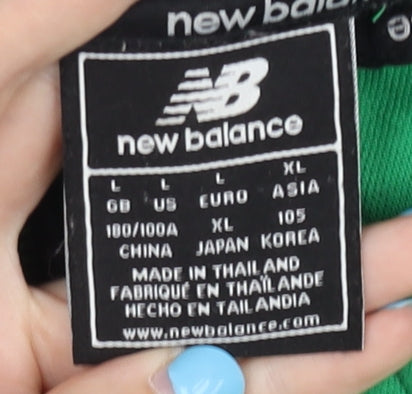 New Balance Men's Green Track Jacket XL Polyester