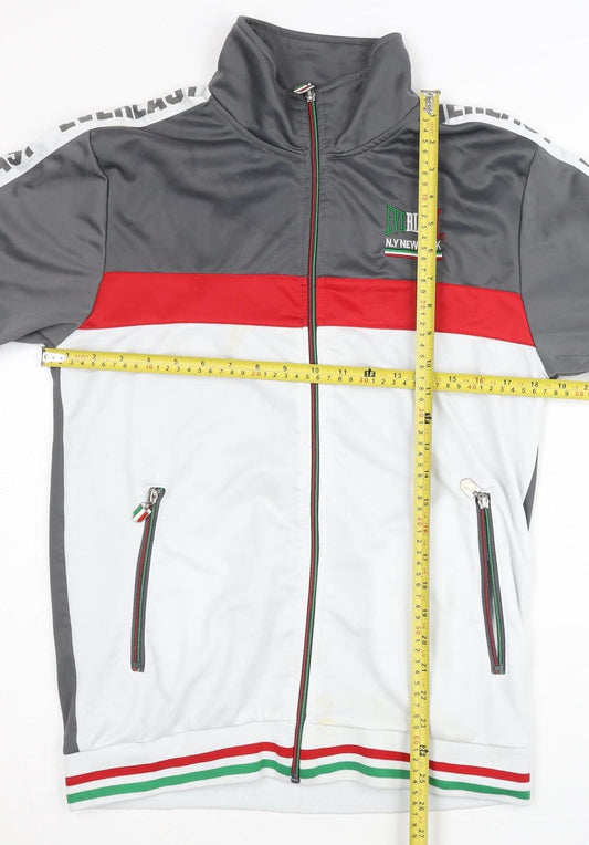 Everlast Men's Track Jacket Grey/White S