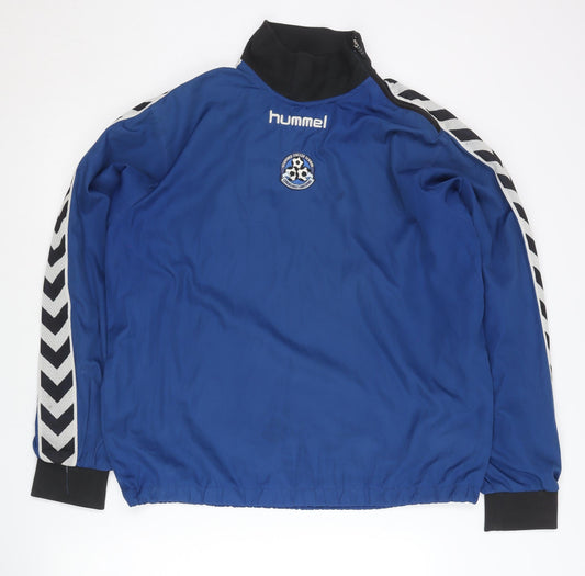 Hummel Men's Blue Track Jacket Medium