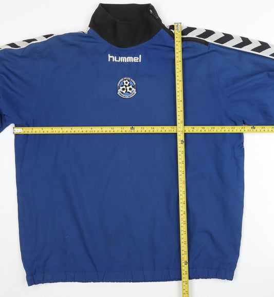 Hummel Men's Blue Track Jacket Medium