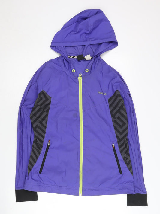 Additional front view of Reebok Women's Purple Windbreaker M - Running & Jogging