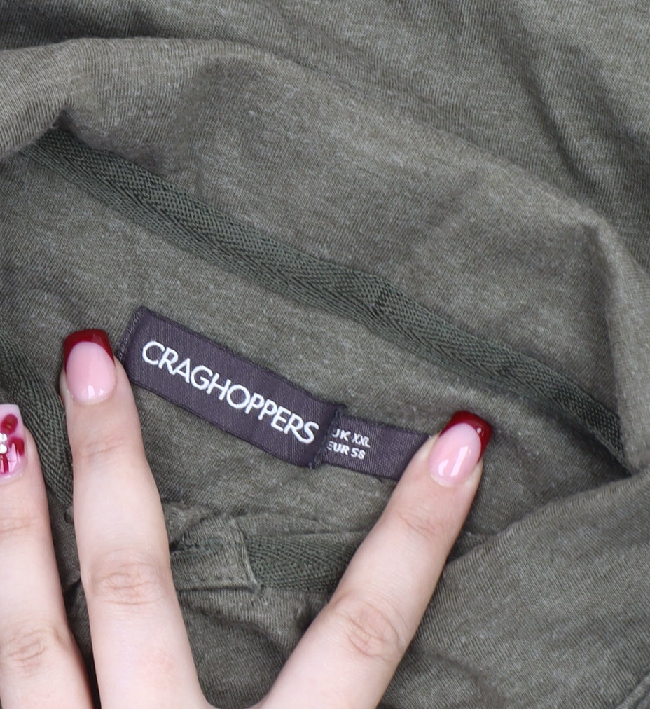 Craghoppers Men’s Green 2XL Polo Shirt Short Sleeve Outdoor Hiking