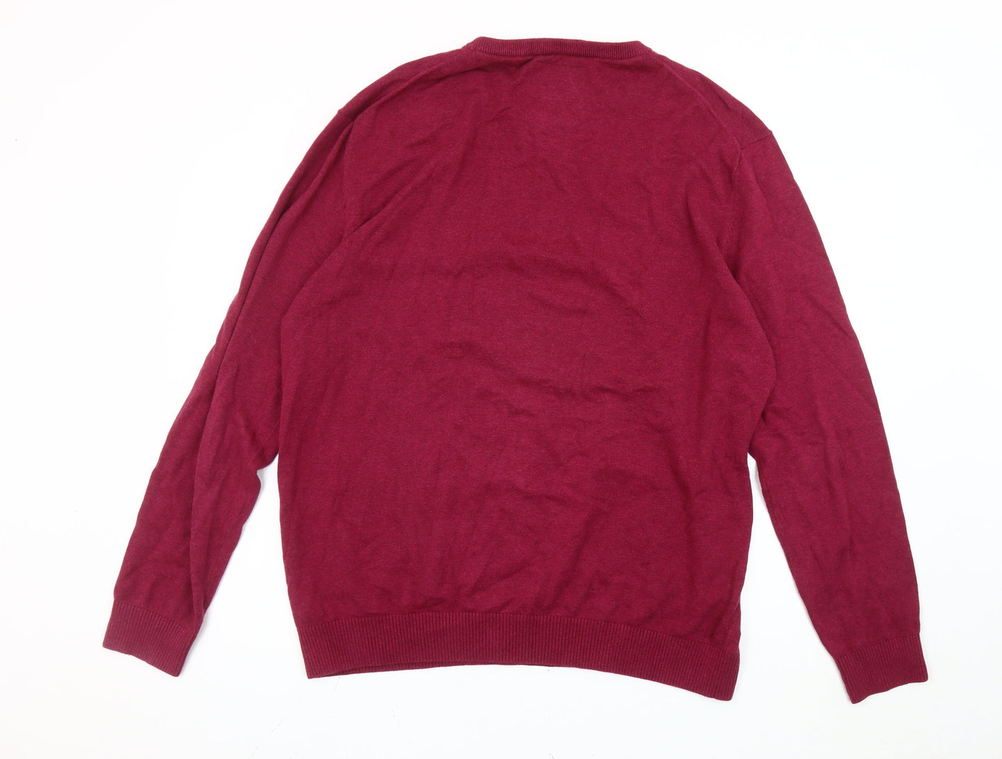 Joules Men’s Red XL Pullover Cotton Crew Neck Jumper