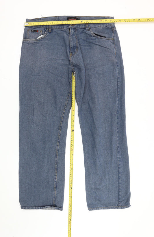 Pierre Cardin Womens Blue Straight Leg Jeans Size 20